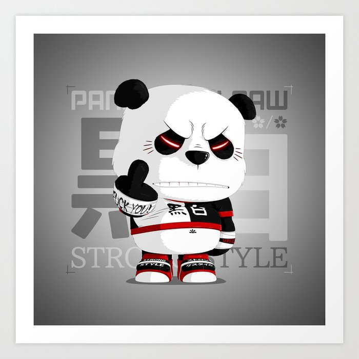 Panda Paw Paw (Strong Print by Paw Paw Society6
