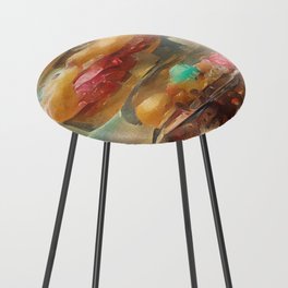 Jelly Donuts Counter Stool