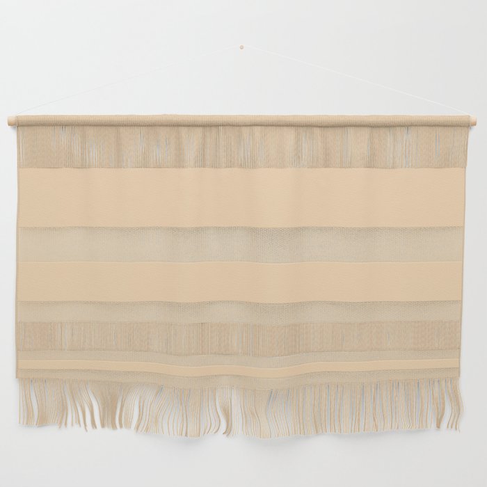 Pale Peach Solid Color Pairs Pantone Apricot Gelato 12-0817 TCX - Shades of Orange Hues Wall Hanging