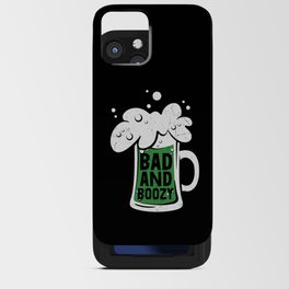 Bad And Boozy Green Beer iPhone Card Case
