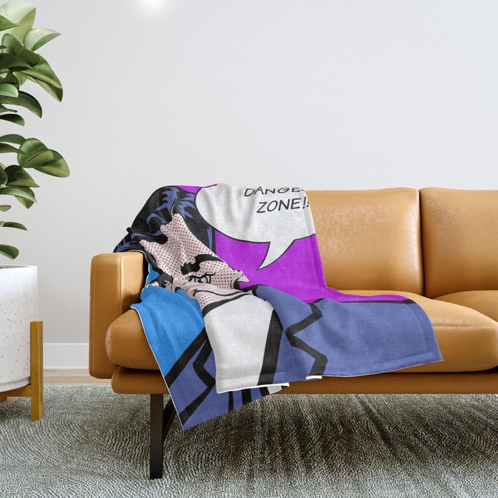 Archer Lichtenstein Throw Blanket