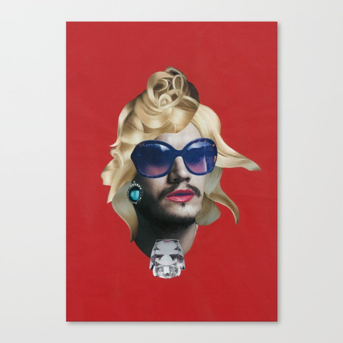 Emile Hirsch as a natural blonde Canvas Print
