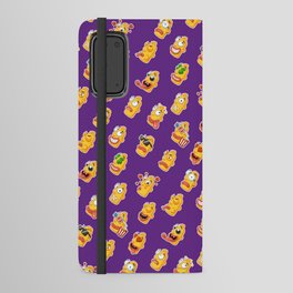 Cheerful head purple Android Wallet Case