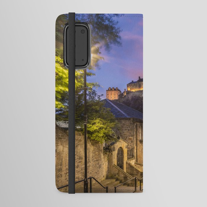 Edinburgh Castle Sunset Android Wallet Case