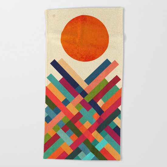 Sun Shrine Beach Towel