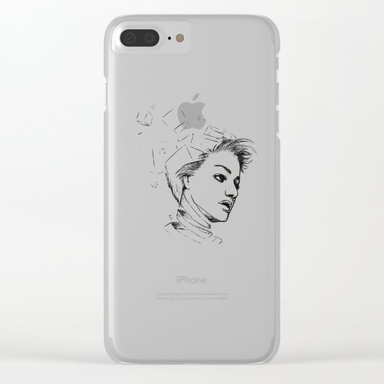 Thougths Clear iPhone Case