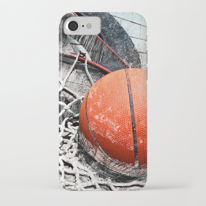 modern basketball art 8 iphone case