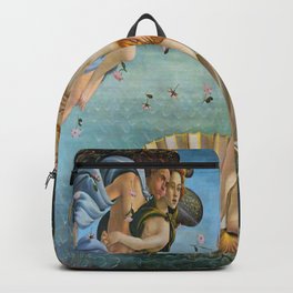 Sandro Botticelli Birth of Venus Backpack | Botticellisandro, Italy, Primavera, Fineart, Threegraces, Mythical, Female, Mercury, Famouspaintings, Painting 