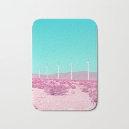 Palm Springs Windmills in the Desert Bath Mat