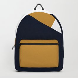 Linear geometric figures with smooth texture. Backpack