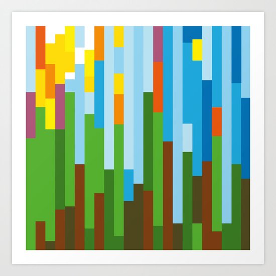 Rainforest Twilight Art Print