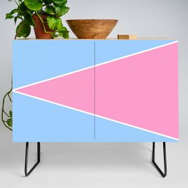 just two colors 7: blue and pink Credenza