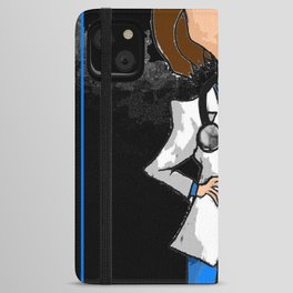 Caricature doctor  iPhone Wallet Case