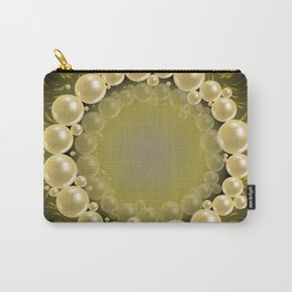 Shiny pearls frame Carry-All Pouch