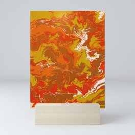 Movement Orange Mini Art Print