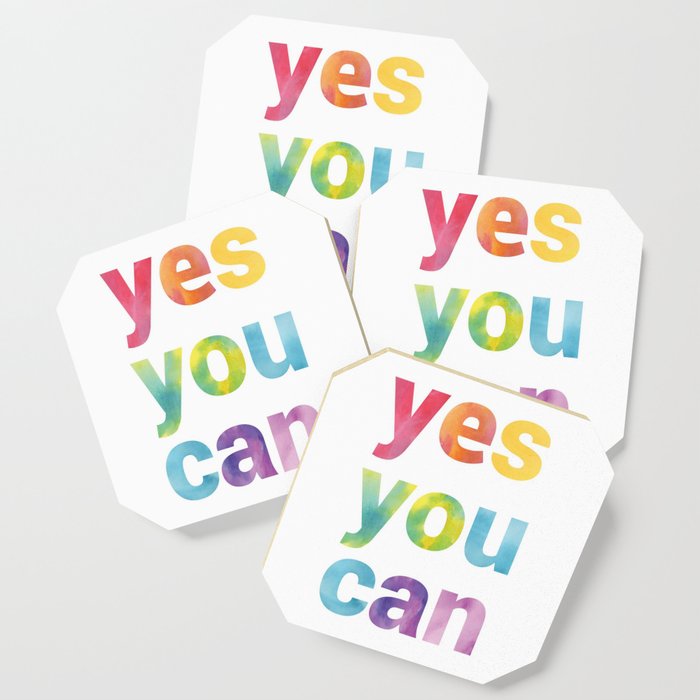 Yes You Can Coaster