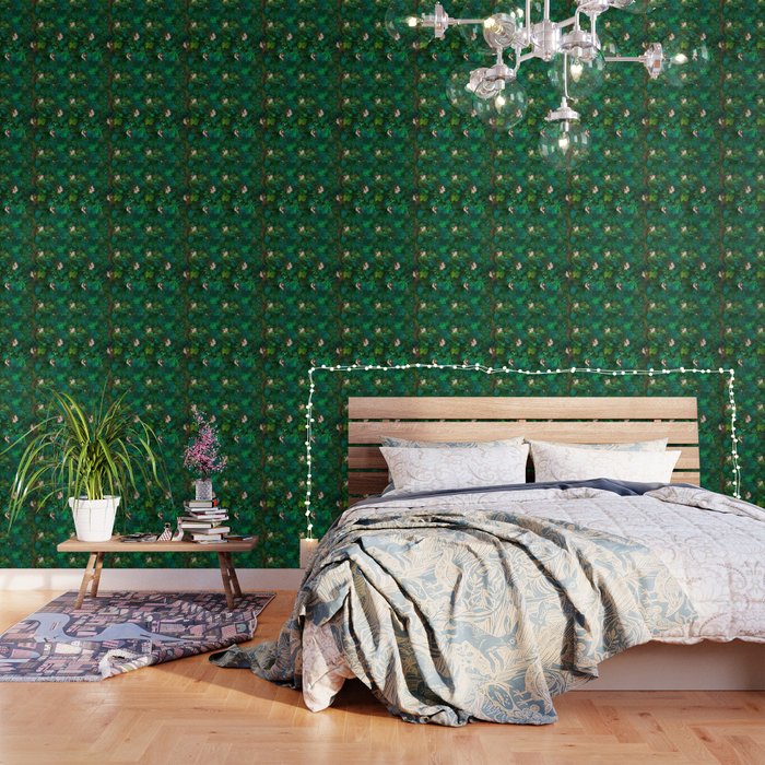 Fairies In An Enchanted Forest Wallpaper By Irishvikingdesigns