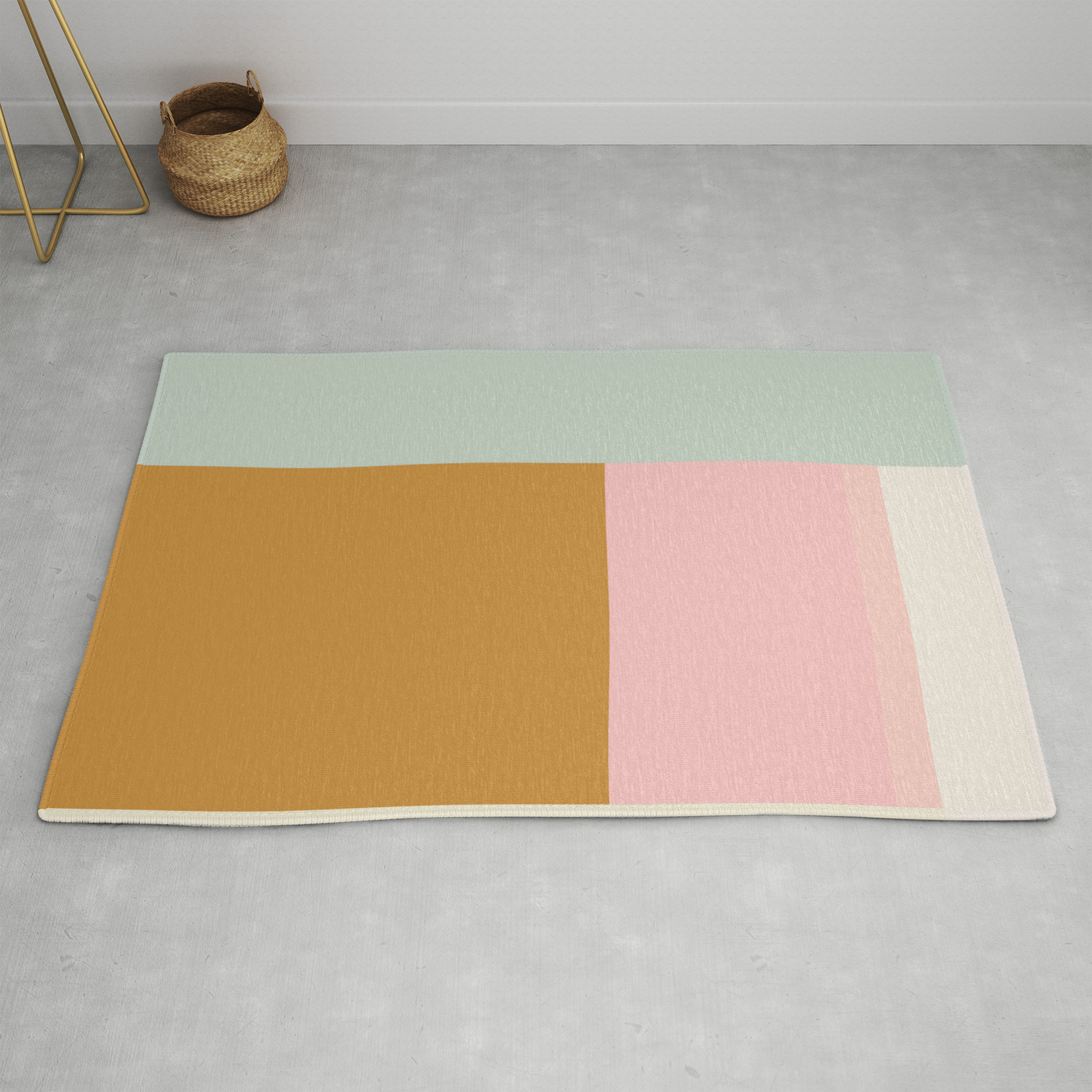 Geometric Color Block 4 Rug By Junejournal Society6