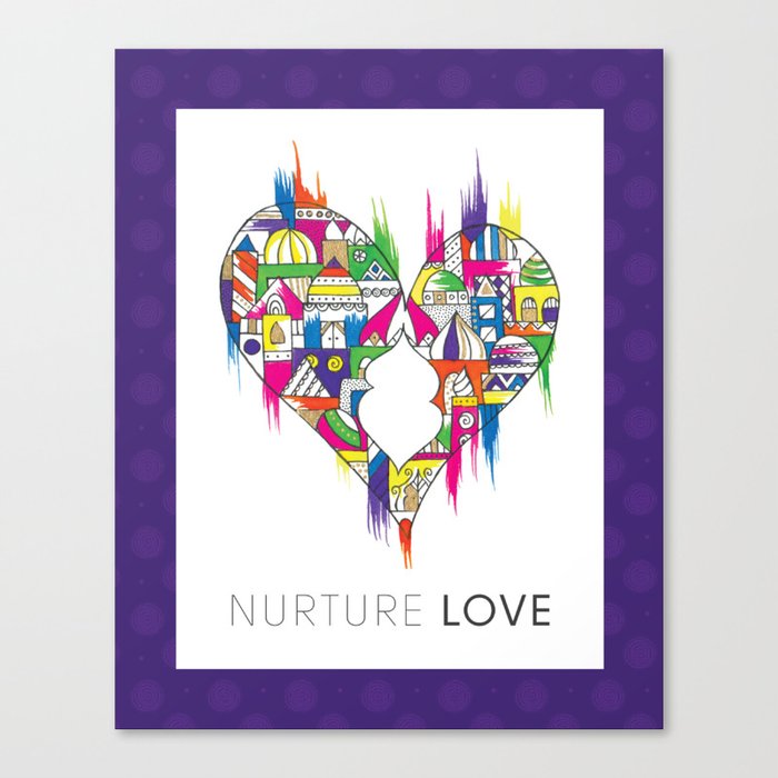 nurture love  Canvas Print