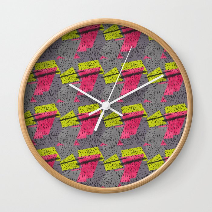 Abstract strawberry Wall Clock