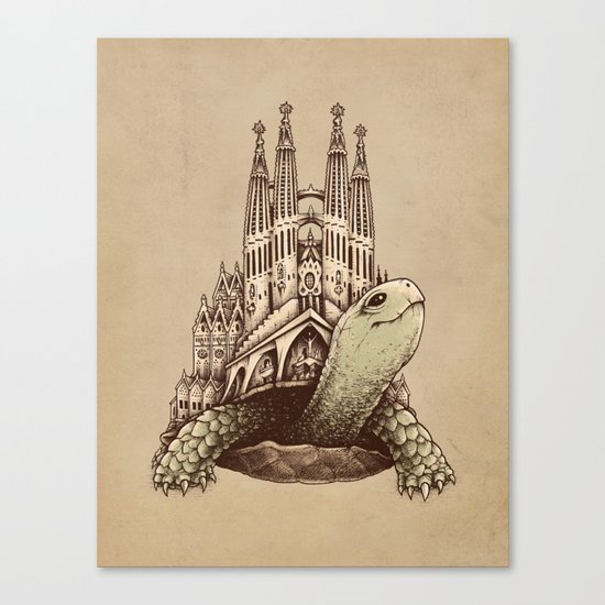 Slow Architecture Canvas Print