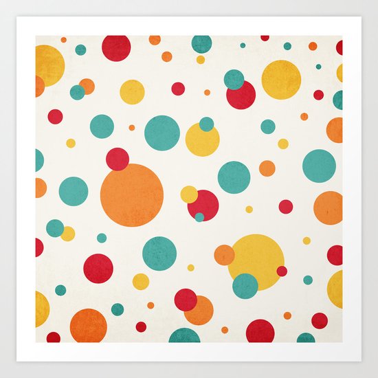 I'm Just A Bit Dotty! Art Print