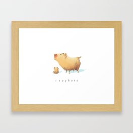 Capybara Framed Art Print
