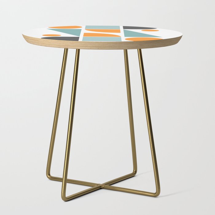 Classic geometric modern composition 4 Side Table