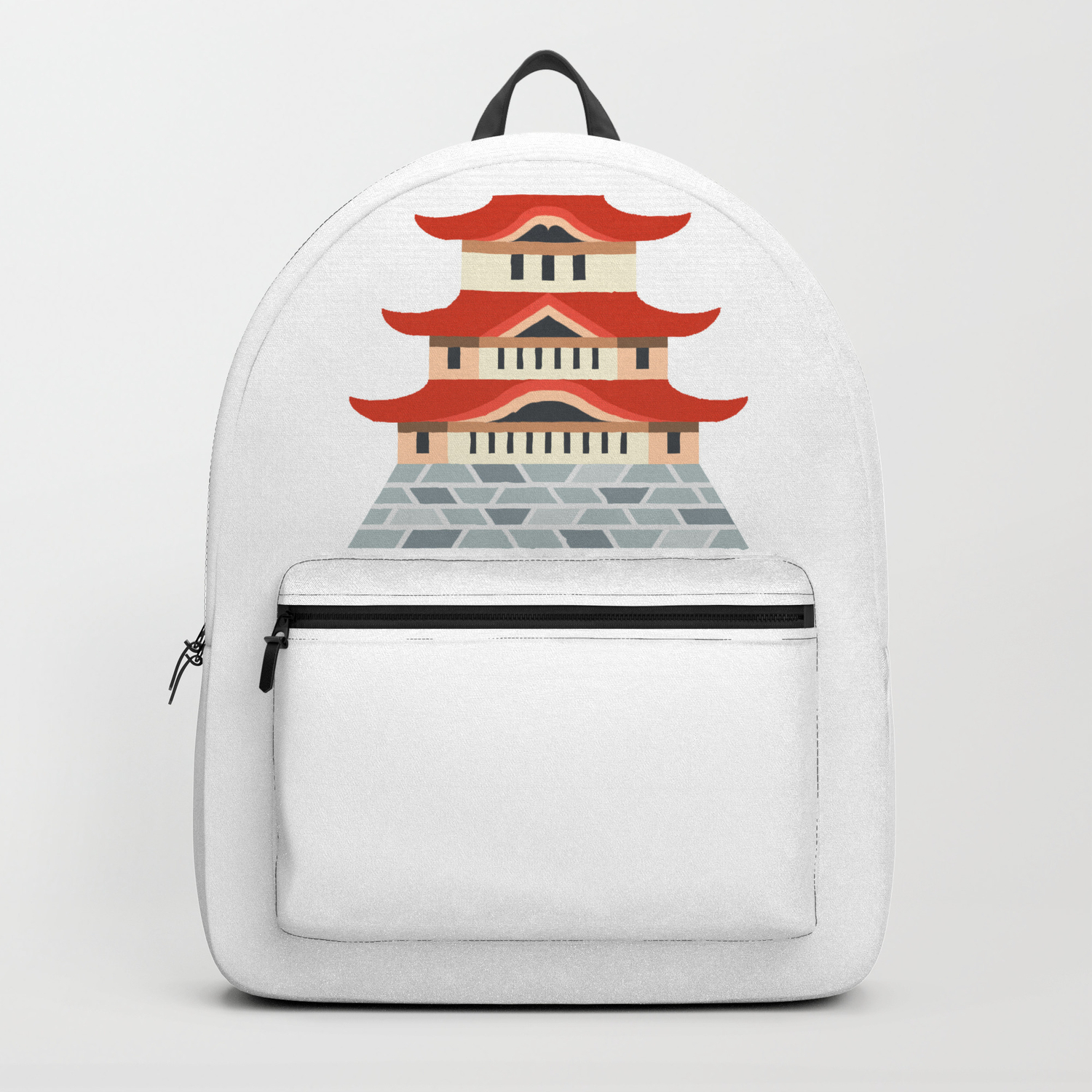Japanese Temple Emoji Backpack By Azza1070 Society6