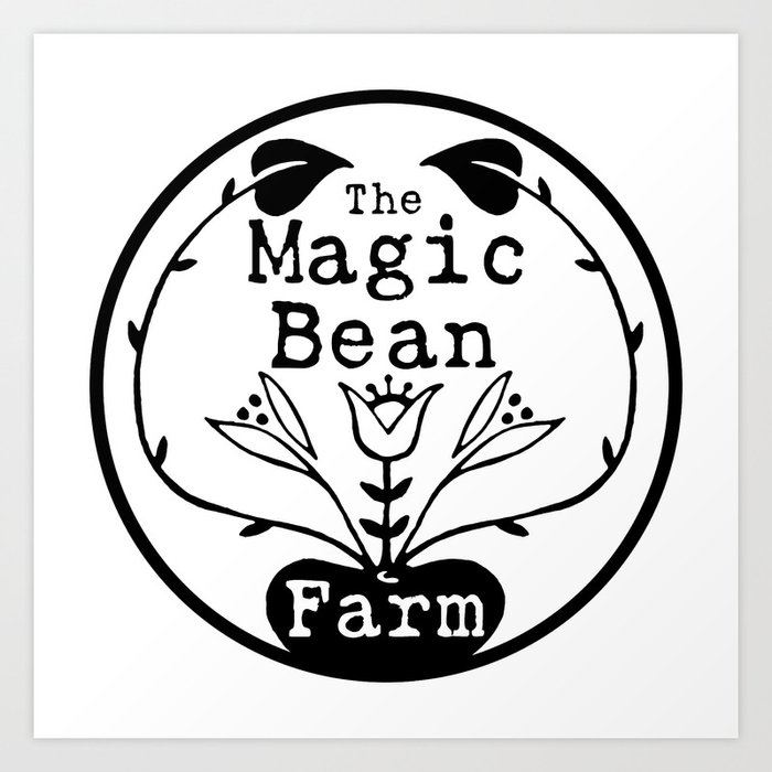 The Magic Bean Farm Art Print