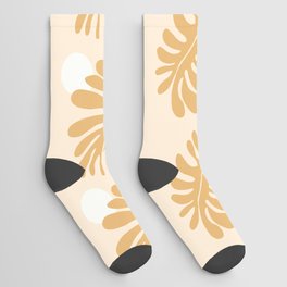 Abstraction_MATISSE_LEAVE_SUN_PLANT_BLOSSOM_POP_ART_0423A Socks