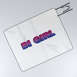 BI GIRL Picnic Blanket
