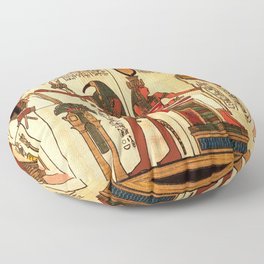 Egyptian Art  Floor Pillow