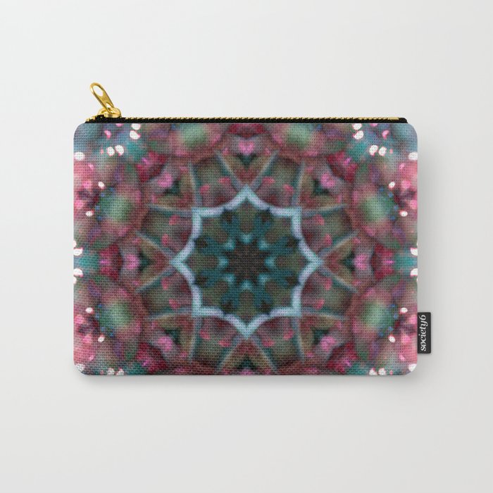 Mandala from Crimson Berries Carry-All Pouch