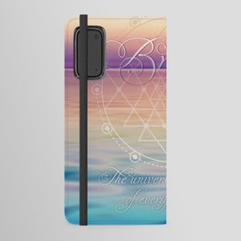 Breathe - Reminder Affirmation Mindful Quote Android Wallet Case
