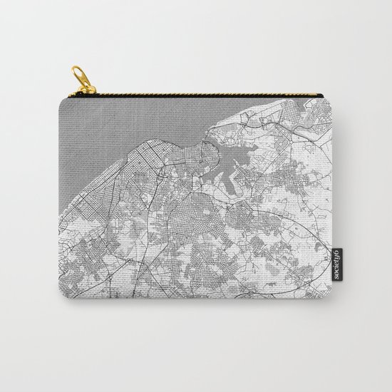 Havana Map Line Carry-All Pouch