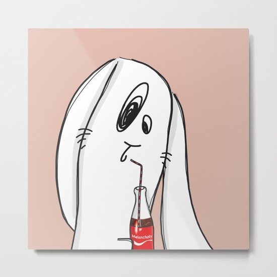 Melancholy's Coke Metal Print