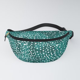 Whale Shark Skin (Teal and White Color) Fanny Pack