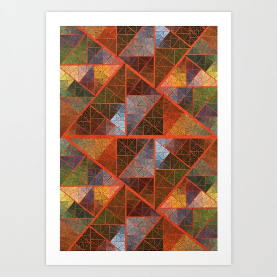 Geometric Pattern Art Print
