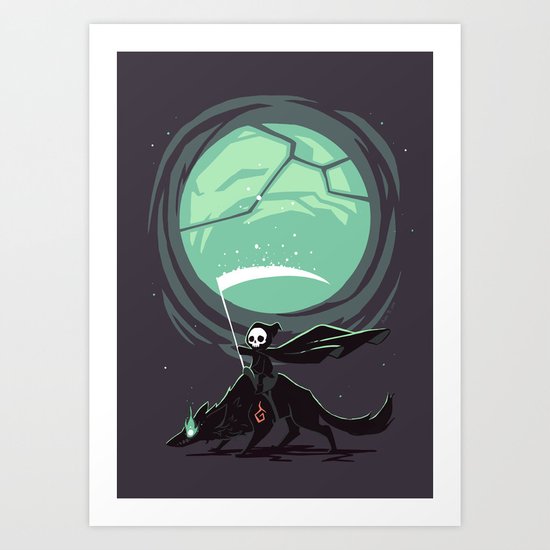 Little Reaper Art Print