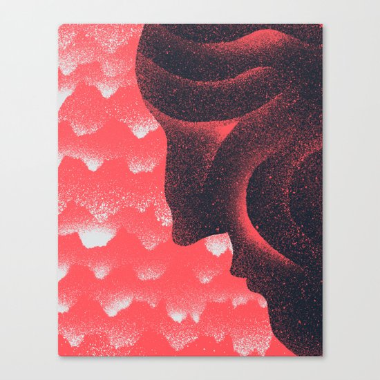 Watching Canvas Print