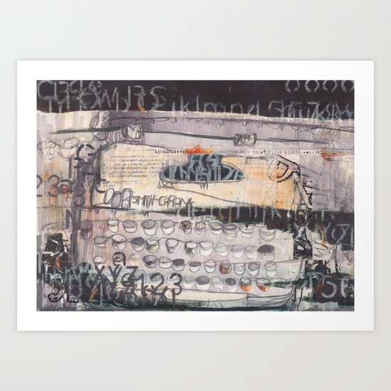 Typewriter! Art Print