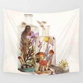 WITCH BOTTLES Wall Tapestry