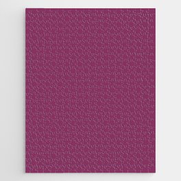 Boysenberry Solid Color Jigsaw Puzzle