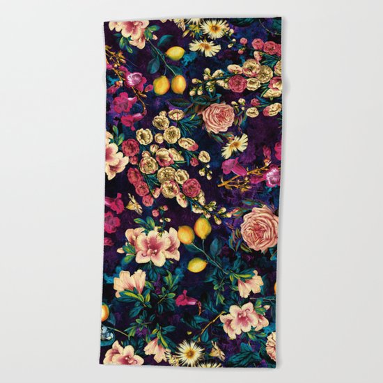 NIGHT FOREST XXII Beach Towel