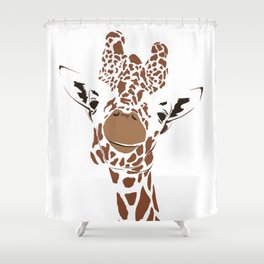 Giraffe  Shower Curtain