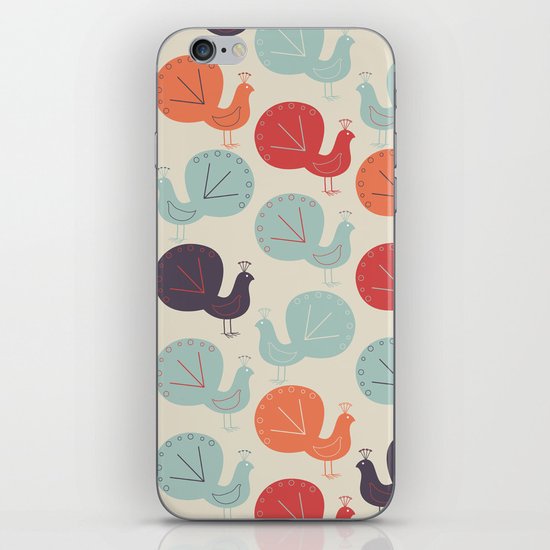Peacock Pattern iPhone & iPod Skin