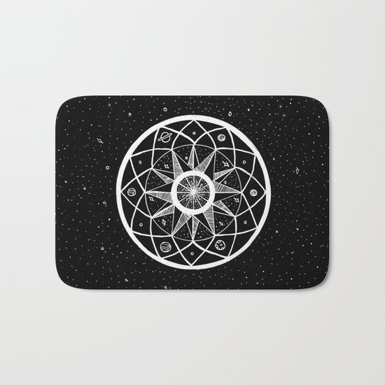 Cosmic Mandala Bath Mat