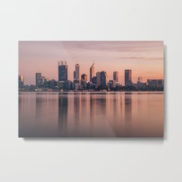 Perth City Sunrise Metal Print