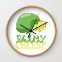 Slimy cheesy Wall Clock
